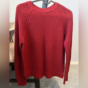 Zara sweater, Womens red, Medium